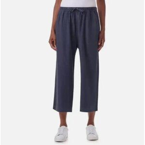 Splendid Ladies' Wide Leg Crop Pant, (Navy, S)